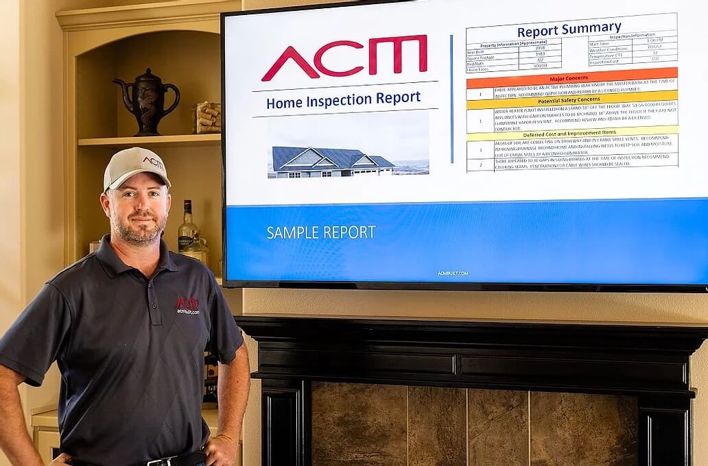 ACM Home Inspection Report Summary - Sample Home Inspection Report